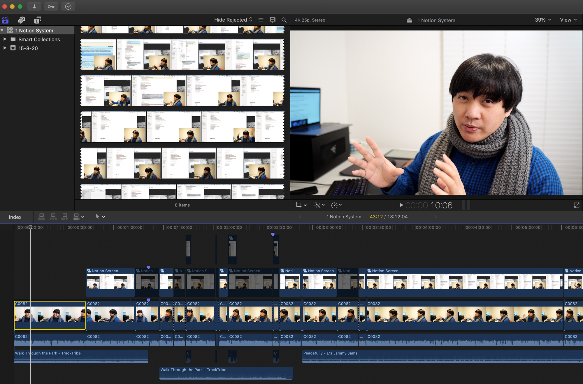 My Current YouTube Video Creation Workflow (Recording Films -> Final Cut Pro) - Work in Progress